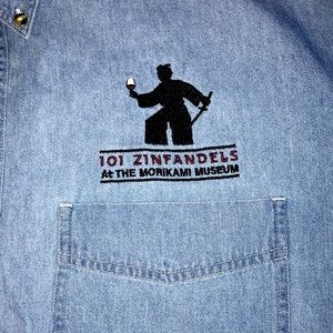 For the true Zinfandel fan. 101 zinfandels jeans button down LRG SS